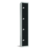 Elite Four Door Electronic Combination Locker Black